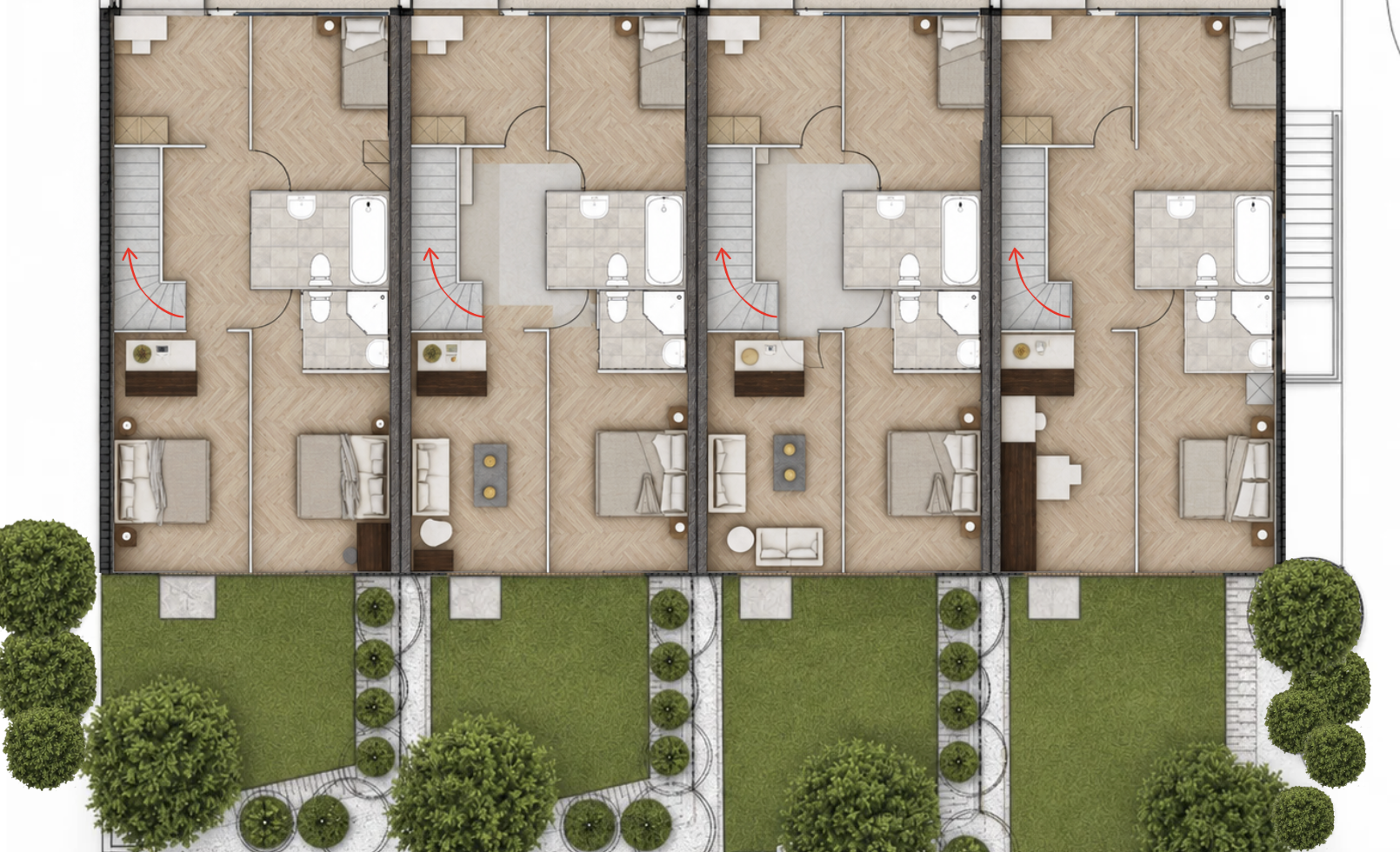 Plan du premier étage